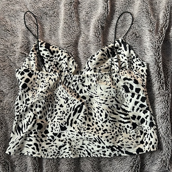 Cute Printed Sleep Tank Top - Picture 3 of 3